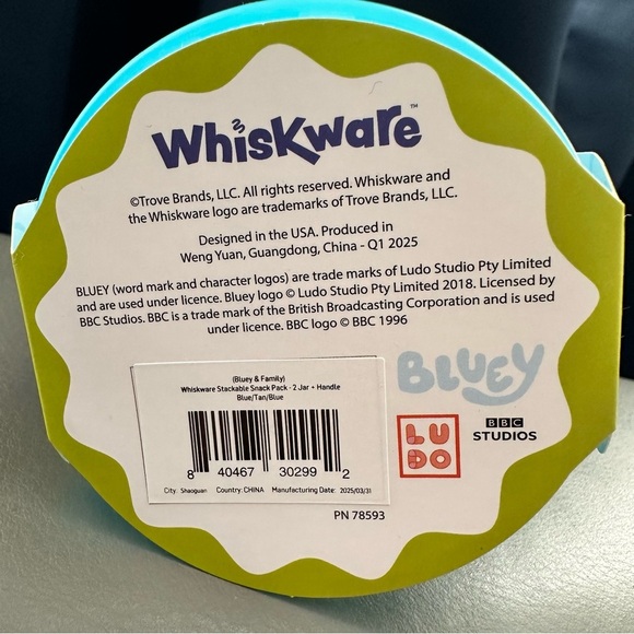 Whiskware Bluey Snack Containers - Picture 8 of 10
